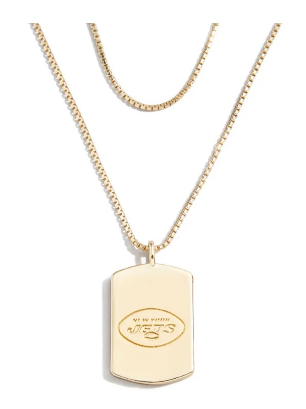 Brand new New York Jets 100 percent Sterling silver Dog Tag necklace